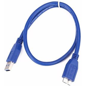 Cable USB 3.0 A a Micro B para WD Seagate Samsung External Drive Hard UK 1M