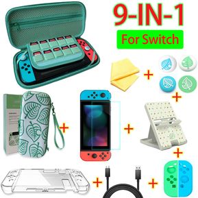 Funda Estuche Kit de Accesorios Nintendo Switch Protector Pantalla