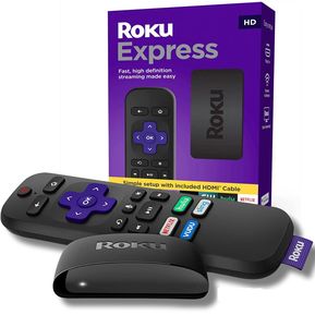 Roku Express 3930 Full Hd +Control de voz 32mb Negro 512mb Memoria Ram