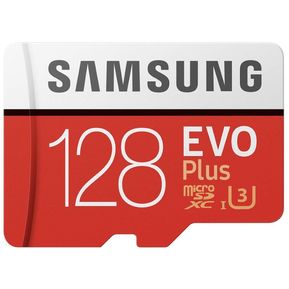 Samsung 128GB MicroSD EVO Plus 100MB/s UHS I Class U3 con adaptador SD