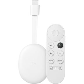 Reproductor Chromecast 4ta Gen 4K para Transmisión con Cable HDMI Google - Blanco