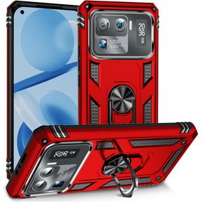 Funda Xiaomi Mi 11 Ultra con Soporte Magnético - Rojo