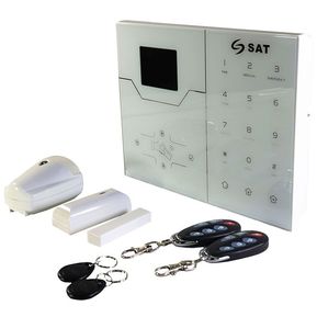 Kit De Alarma Inalambrica SAT Skit-832  con accesorios - Blanca