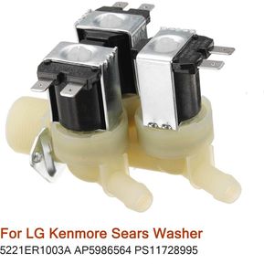 Válvula de entrada agua para lavadora Kenmore Sears 5221ER10