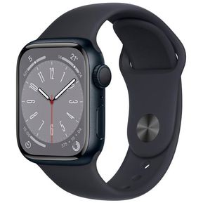 Apple Watch Series 8 GPS de 41 mm Caja de Aluminio Midnight Sport Band