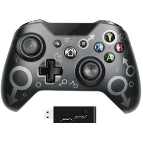 Control Xbox One Mando Inalámbrico Gamepads Con Adaptador