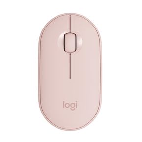 Logitech M350 Pebble Mouse Silencioso Bluetooth Win Mac - Pink