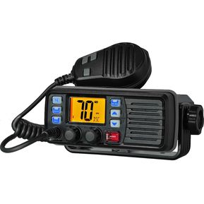 Walkie talkie móvil con GPS, RS-507M reciente, VHF, flotador de Radio marina, Clase D, con alerta canal meteorológico, 25W BQ