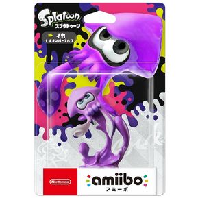 [Oferta limitada] A estrenar Nintendo amiibo Squid Neon purple Splatoon Ika Figure
