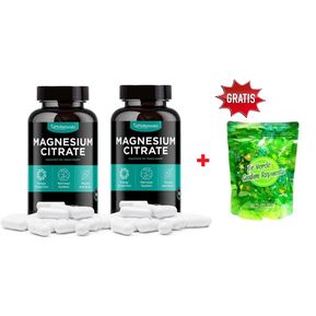 Citrato De Magnesio x 180 Capsulas + Té Verde Goslim x 30