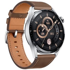 Smartwatch Huawei Watch GT 3 46mm with Leather Strap Bluetooth-Acero