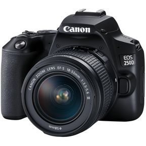 Canon EOS 250D DSLR Camera with EF-S 18-55 mm f35-56 III Len...