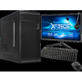 Xtreme PC Computadora Intel Quad Core 8GB 1TB Monitor 21.5 W...