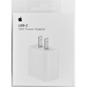 Cargador Original iPad iPhone USB-C 18W Apple Carga Rapida