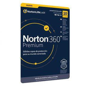 Antivirus Norton 360 Premium 10 dispositivos 1 año 2021