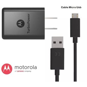 Cargador Moto Rapido Power Charger Motorola G4 Plus G4 Play