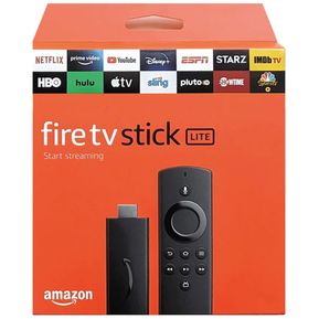 Amazon Fire Tv Stick Lite De Voz 8gb Negro Con 1gb De Ram