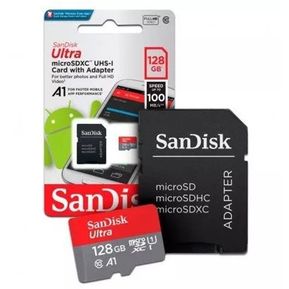 Memoria SanDisk, Micro SD, 128GB Ultra, Clase 10