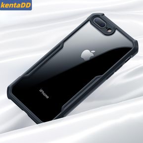 kentaDD Funda Carcasa iPhone 7 Plus / 8 Plus Armadura de silicona Negro