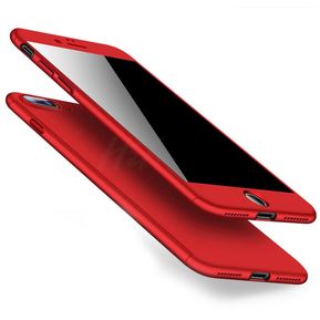 de lujo 360 funda completa para teléfono para iPhone 7 8 6 6s Plus 5 5S SE funda protectora para iPhone X XR XS Max con vidrio