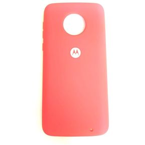 Estuche Para Motorola G6 Plus Silicone Case En Rojo