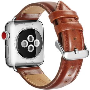 Banda de reloj de cuero Apple Watch Series 2 (38MM) - Marró...