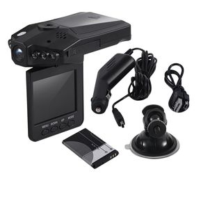 Profesional 2.5 pulgadas Full HD 1080P del coche del vehículo DVR cámara grabadora de vídeo - negro