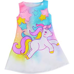Vestido Para Niñas De Unicornio Petite Shop i293 Rosa