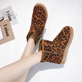 Botas de nieve para mujeres Zapatos de invierno - Leopardo