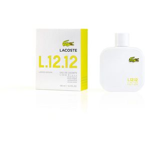 Perfume Lacoste Blanc L.12.12 Hombre EDT 100 Ml Edicion Limitada