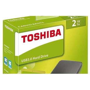 Disco Duro 2tb Usb 3.0 Externo Toshiba  Negro