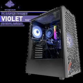 PC Gamer Violet TV40 Intel Core i3-13100F GTX 1650 4GB Ram 16GB M.2 500GB
