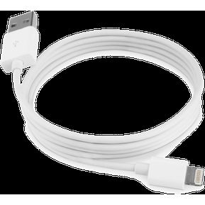 Cable de datos y Carga Apple Lightning 2 METROS Blanco