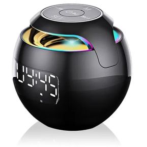 Reloj Despertador Radio Digital Bluetooth Bocina Con Luces