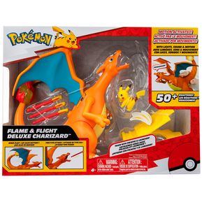 Figura de Acción Pokémon Charizard con Luces, Sonidos y Movimiento, a partir de 4 años, incluye (accesorios)