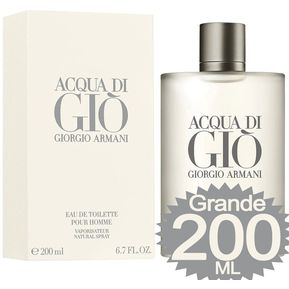 Perfume Giorgio Armani Acqua Di Gio Pour Homme Hombre 200ml Aqua