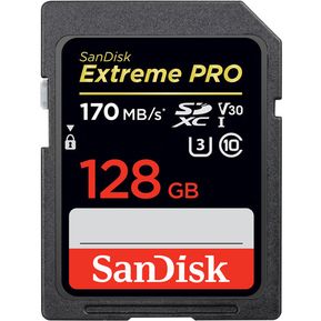 Memoria SD SanDisk Extreme PRO 128GB / 170 Mbps