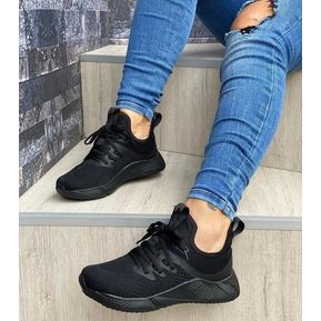 Tenis Negro Para Mujer Y Hombre Zapatillas Zapatos Dama Lindos Moda Estilo