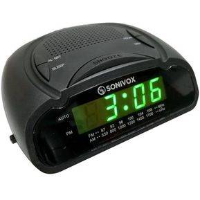Radio Reloj Sonivox VS-RC757 Resistente Duradero Despertador