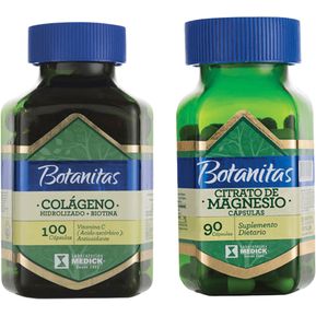 Citrato De Magnesio + Colágeno Hidrolizado + Biotina  Botanitas Medick