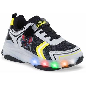 Tenis patines con luces Rupol Negro para niño Los Gomosos
