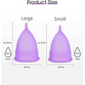 Copa Menstrual Silicona + Vaso Esterilizador