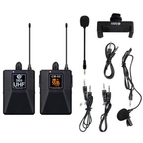 Micrófono Lavalier inalámbrico UHF de la serie Cm, 30 canales