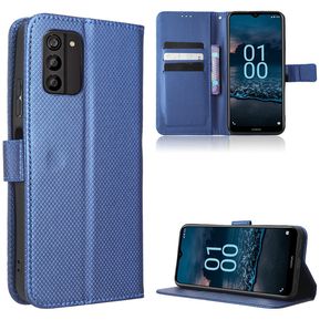 Flip Funda Nokia G100 Retro PU - Azul