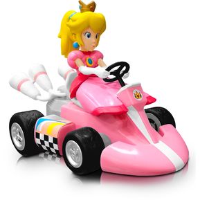 Princesa Kart Super Mario Bros Figuras Con Carro Juguete