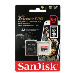 Micro Sd 64 GB Sandisk Extreme Pro 170 x 90 MB/s A2 Uhs-I