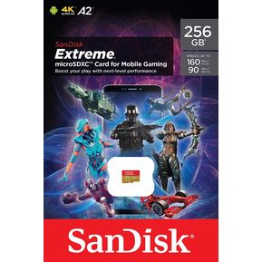 Memoria Micro Sd Clase 10 Sandisk Extreme 256gb Para Gaming