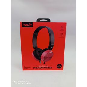 auricular headphone havit h2178d roja