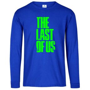 Camiseta Azul Manga Larga The Last Of Us Comics-Store