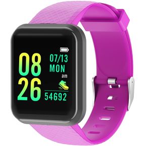 116plus Bluetooth Smartwatch - Pulsera deportiva parlante púrpura